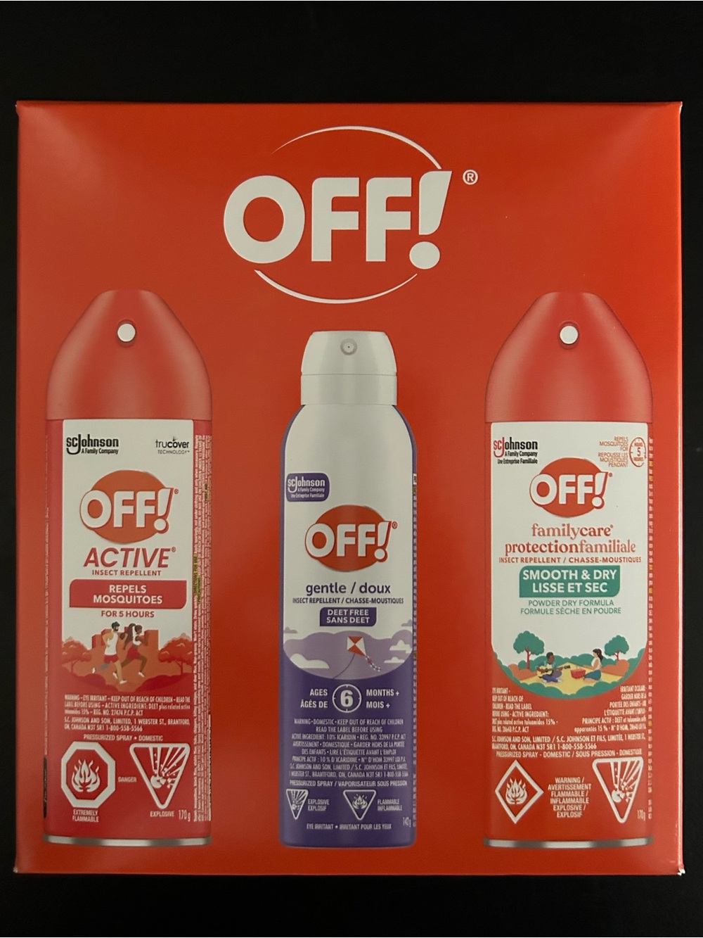 OFF! Insect Repellent Spray Trio